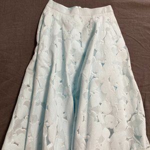 Ted Baker blue lace skirt